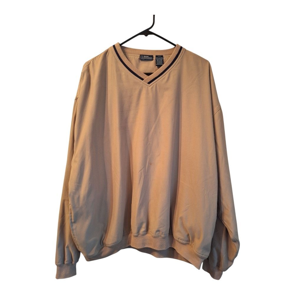 PGA Beige & Black Golf Shell Size Large